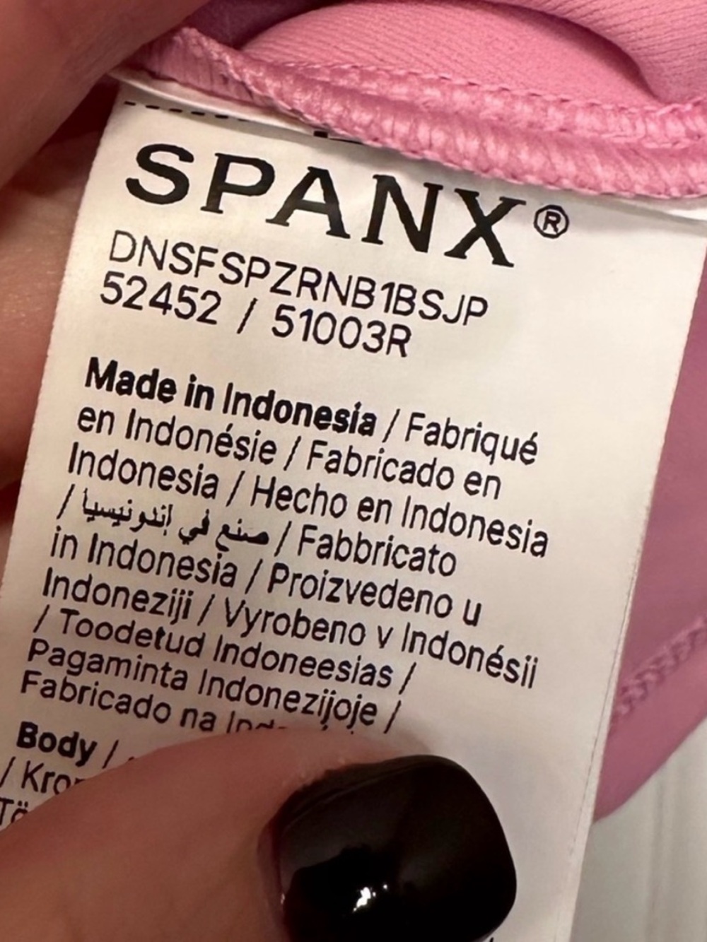 SPANX Pink Racerback Tank Top - Picture 4 of 5